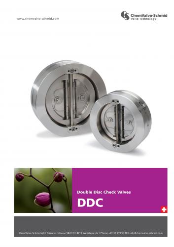 逆止閥--ChemValve    Double Disc Check Valves DDC